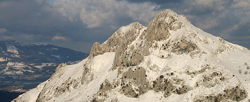 El Astxiki después de una nevada