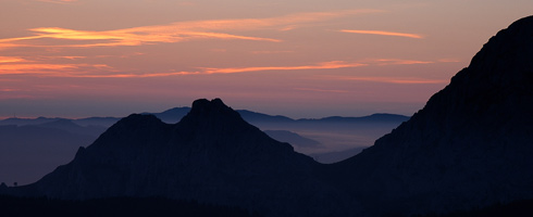 Dawn in the Urkiola Natural Park